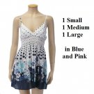 MIXED LOT, 6 Babydoll Flower dresses (2s,2m,2L)