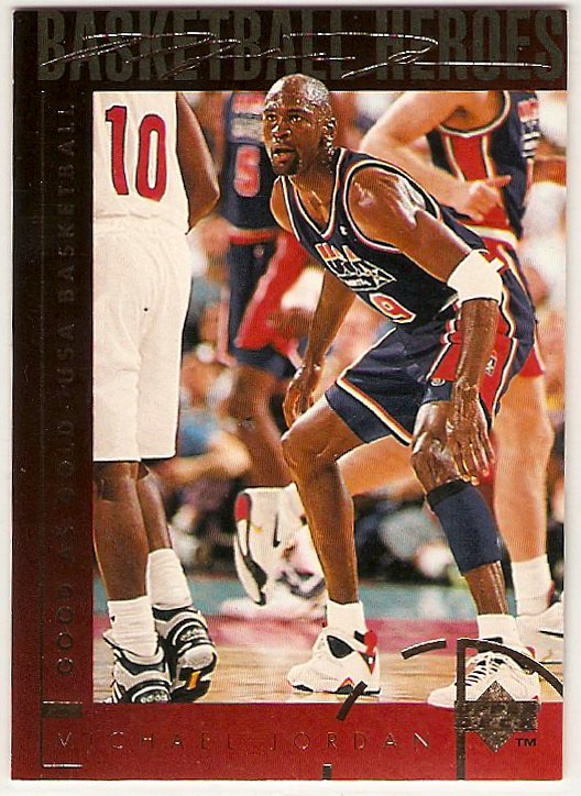 michael jordan upper deck baseball card 1994
