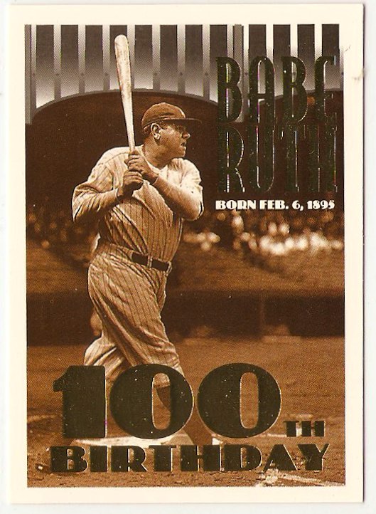 Babe Ruth 100th Birthday Baltimore Sun Special