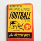 1963 Topps NFL 5 Cents Football Empty Gum Wax Pack
