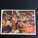 1956 Bubbles Elvis Card #6 "Elvis with his Fans".