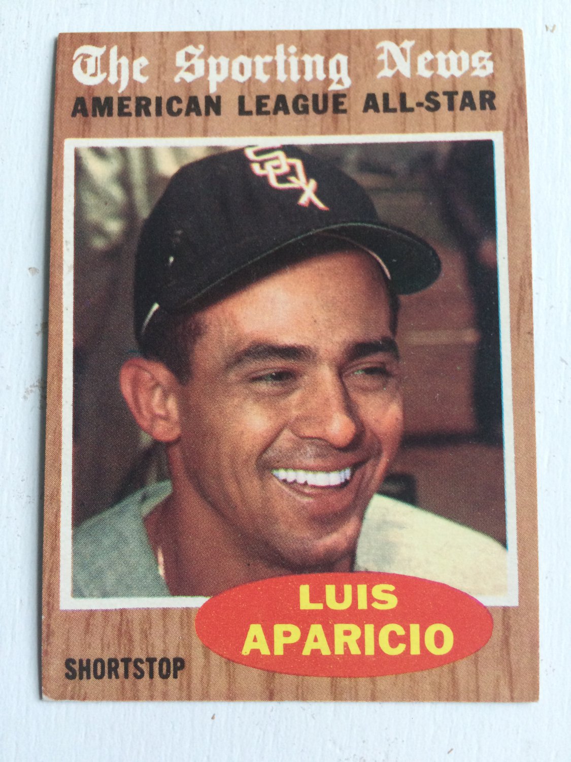 1962 Topps Baseball Card #469 Luis Aparicio White Sox