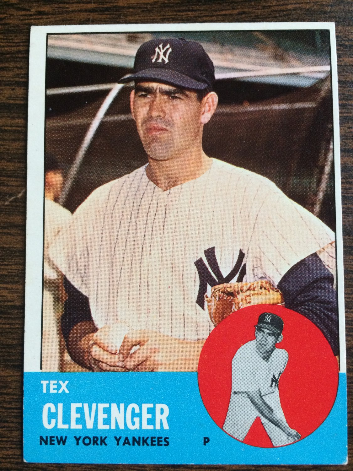 8 Topps Baseball Card 8 Tex Clevenger 