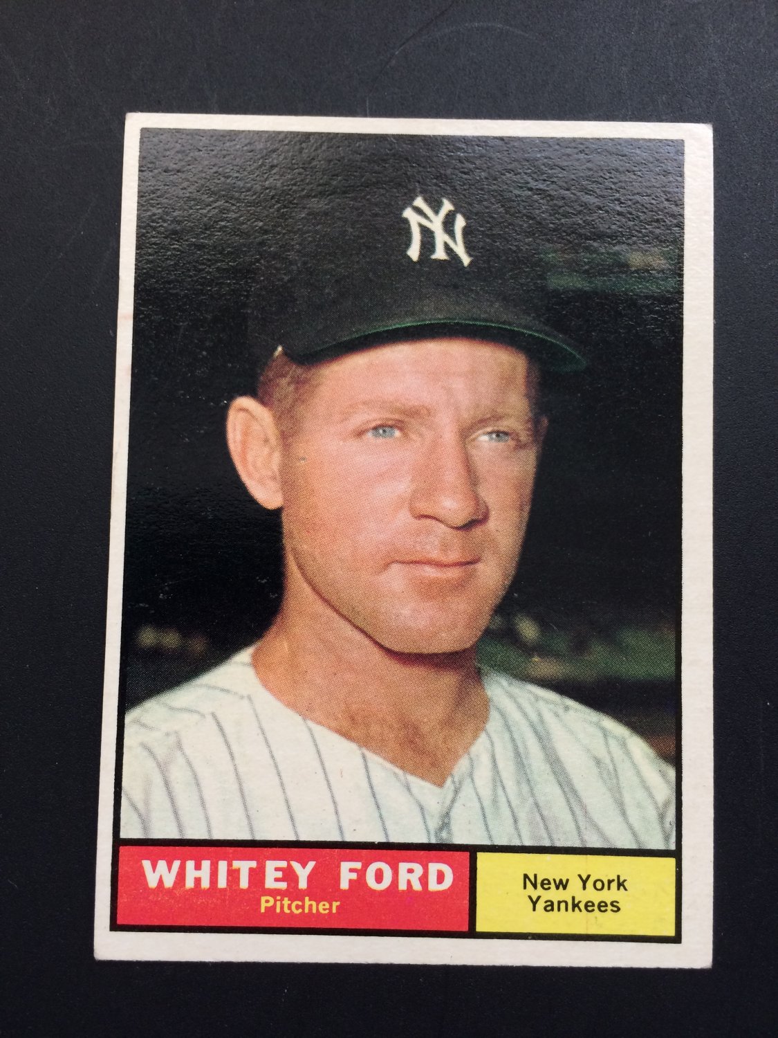 1961 Topps Baseball Card #160 Whitey Ford 