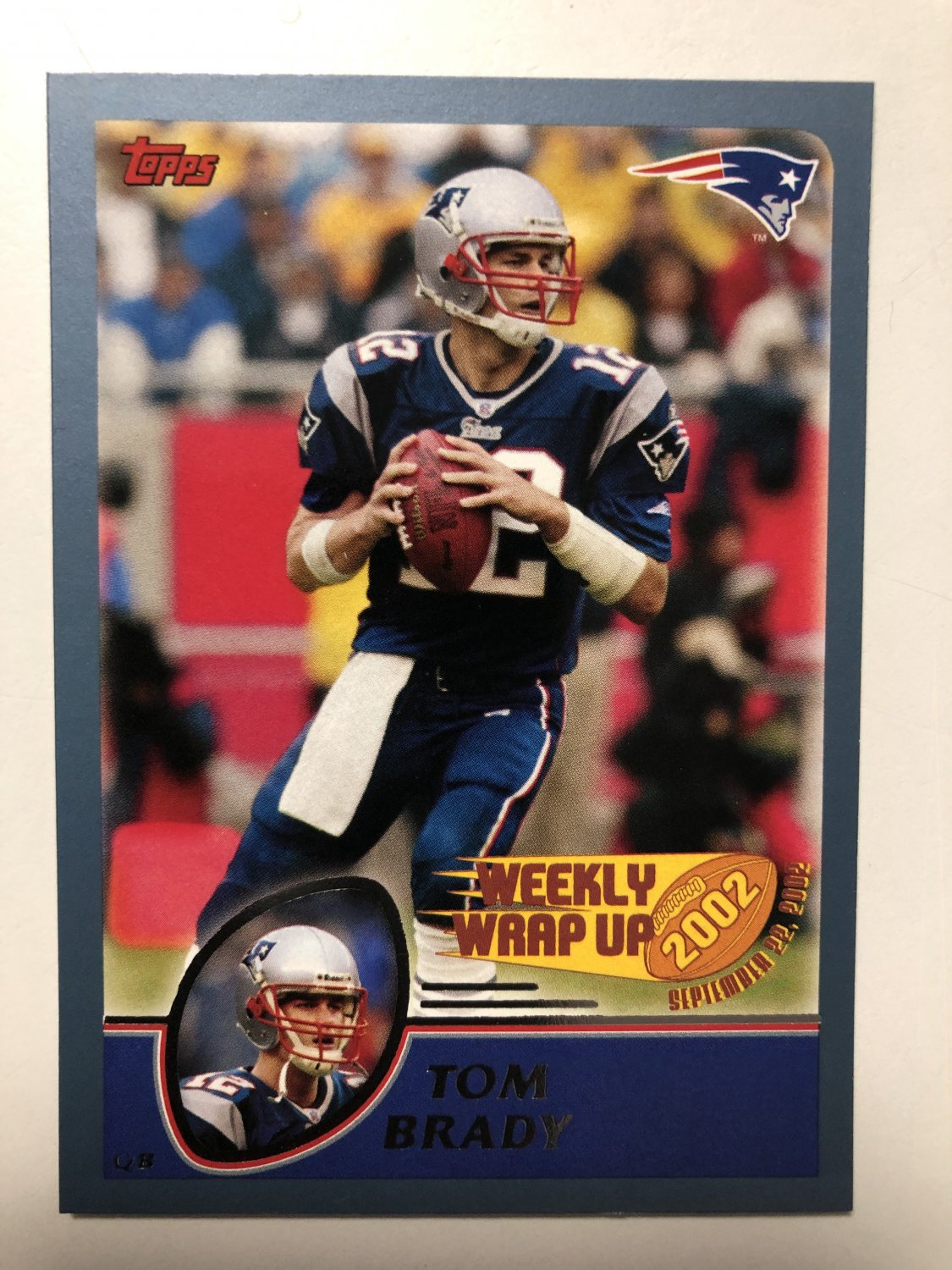 2003 Topps Football Card #293 Tom Brady