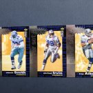1995 Collector's Choice Cards #7-15-27 Smith, Irvin, Aikman "Cowboys"