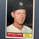 1961 Topps Baseball Card #160 Whitey Ford "Yankees'