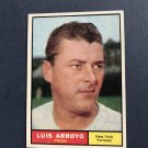 1961 Topps Baseball Card #142 Luis Arroyo "Yankees"