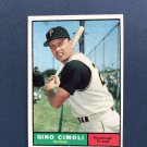 1961 Topps Baseball Card #165 Gino Cimoli "Pirates"