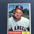 1961 Topps Baseball Card #508 Rocky Bridges "Dodgers"