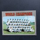 1970 Topps Baseball Card #1 World Champions "Mets"