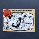 1968 Topps Baseball Card #152 Yaz Smashes Two Homers