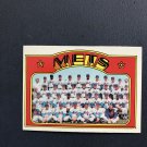 1972 Topps Baseball Card #362 Mets Team