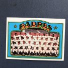 1972 Topps Baseball Card #262 Padres Team