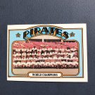 1972 Topps Baseball Card #1 Pirates Team
