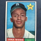 1961 Topps Baseball Card #514 Jake Wood "Tigers"