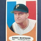 1961 Topps Baseball Card #138 Danny Murtaugh "Pirates"