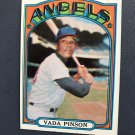 1972 Topps Baseball Card #135 Vada Pinson "Angels" FREE S/H