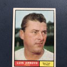 1961 Topps Baseball Cards #142 Luis Arroyo "Yankee" with FREE S/H