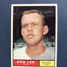 1961 Topps Baseball Card #153 Don Lee "Twins" with FREE S/H