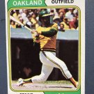 1974 Topps Baseball Card #130 Reggie Jackson "A's"