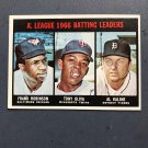 1967 Topps Baseball Card #239 Robinson ,Oliva, Kaline A.L. Batting Leaders