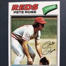 1977 Topps Baseball Card #450 Pete Rose "Reds"