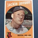 1959 Topps Baseball Card #400 Jackie Jensen "Red Sox"