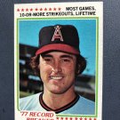 1978 Topps Baseball Card #6 Nolan Ryan "Angels"