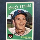 1959 Topps Baseball Card #234 Chuck Tanner "Cubs"