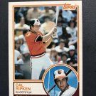1983 Topps Baseball Card #163 Cal Ripken "Orioles" 2nd Year Card