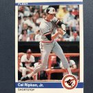 1984 Fleer Baseball Card #17 Cal. Ripken, JR. "Orioles"