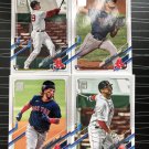 2021 Topps Red Sox Series 1 & 2 20 Card Complete Team Set