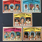 1972 Topps Baseball Rookie Stars #61, 124, 141, 232, & 474 Higher Grade