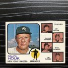 1973 Topps Baseball Card # 116 Manager Ralph Houk "Yankees"