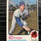 1973 Topps Baseball Card #10 Don Sutton "Dodgers"