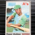 1970 Topps Baseball Card #140 Reggie Jackson "A's"