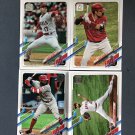 2021 Topps Angels Series 1 & 2 19 Card Complete Team Set