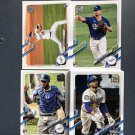 2021 Topps Dodgers Series 1 & 2 31 Card Complete Team Set