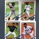 2021 Topps Marlins Series 1 & 2 25 Card Complete Team Set