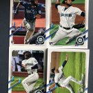 2021 Topps Mariners Series 1 & 2 19 Card Complete Team Set