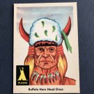 1959 Fleer Indian Trading Card #19 Buffalo Horn Head Dress