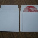 500 NEW WHITE 6" CARDBOARD CD & DVD MAILERS (JS92)