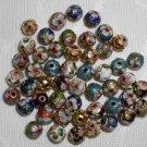 100 New 8mm Mix Handmade Cloisonne Beads