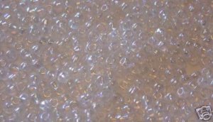2000 Seed Beads 2mm Clear E7