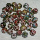 Sale! 50  New 14mm Mixed Handmade Cloisonne Beads