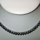 A Strand 15'' Genuine Black Pearls 6-7mm (P7)
