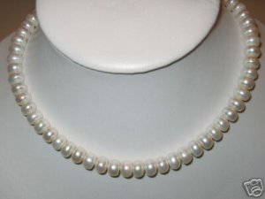 A Strand 15'' 8mm Genuine Pearl / Pearls Beads (P2)