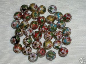 Sale! 40  New 14mm Mixed Handmade Cloisonne Beads