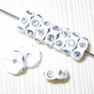 20 Swarovski Rondelles 6mm White / Crystal -  SR632